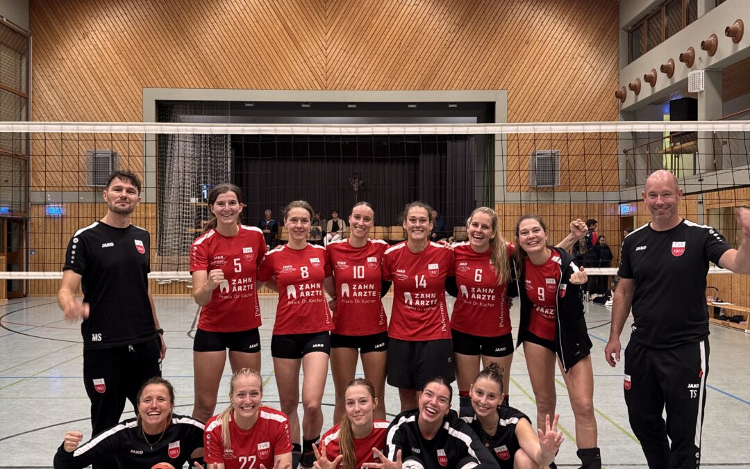 Damen 1 gewinnen auswärts!